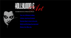 Desktop Screenshot of hollywoodandart.com